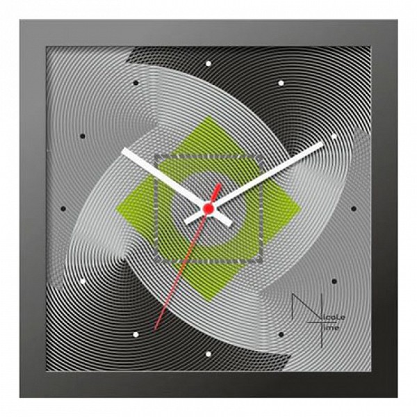 

Настенные часы (35х35 см) Nicole Time, Серый, (35х35 см) Nicole Time