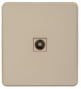 ТВ-розетка оконечная без рамки ROUND KR-78-0723-7