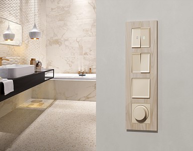 Выключатель перекрестный двухклавишный без рамки MA MA323030