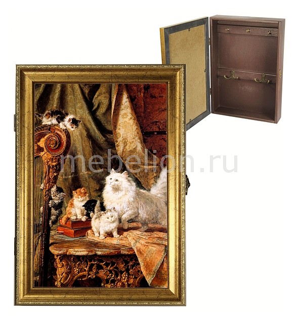 

Ключница (24х34 см) Кошки 312-9, Золотой;коричневый