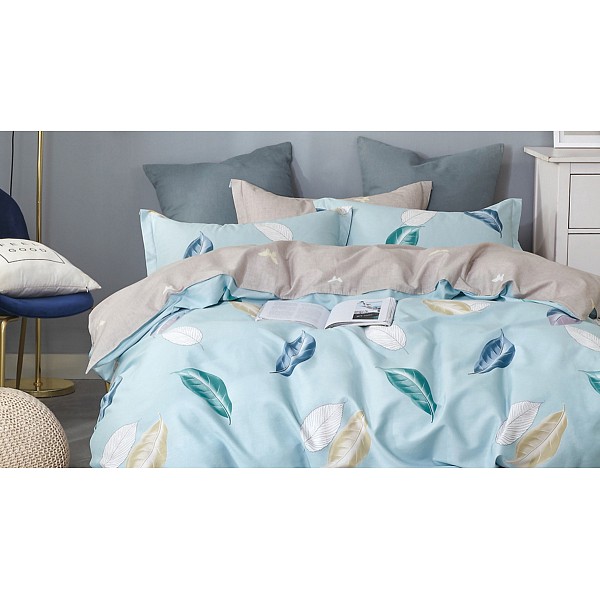 

Комплект полутораспальный Satin de' Luxe Мероне, Голубой, Satin de' Luxe Мероне