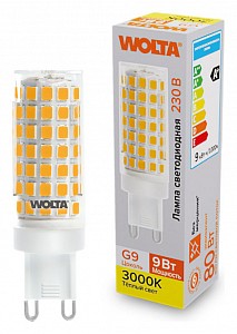 Лампа светодиодная [LED] Wolta G9 9W 3000K