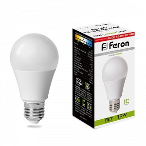 Лампа светодиодная [LED] Feron E27 10W 4000K