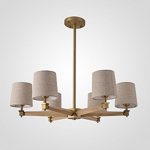Люстра на штанге Imperiumloft Jorgenson Beige/Light wood 203573-26 (Китай)