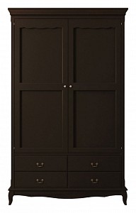 Шкаф 2-х дверный Leontina Black (черный) 