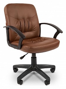 Кресло офисное Chairman 651, коричневый, экокожа