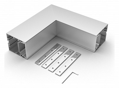 Соединитель угловой L-образный накладной S-LUX 030139