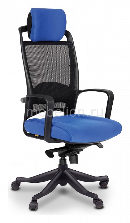 

Кресло компьютерное Chairman 283 синий/черный