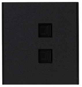 Розетка двойная Ethernet RJ-45 без рамки STRONG KR-78-0725-5