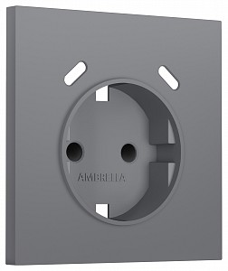 Накладка для розетки с заземлением и со шторками и 2хUSB type C SIGMA SP8705