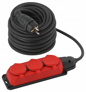 Удлинитель  UK-3e-3x1,5-30m-IP44(KG)