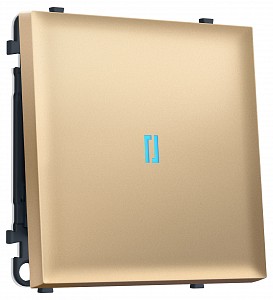 Выключатель одноклавишный с подсветкой без рамки MS MS882020