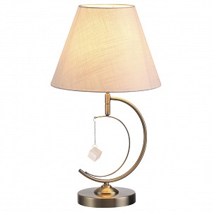Интерьерная настольная лампа  Leah белая E14  (Италия)