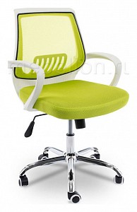 Кресло Ergoplus, зеленый, сетка, текстиль