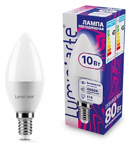 Лампа светодиодная [LED] Luminarte E14 10W 4000K