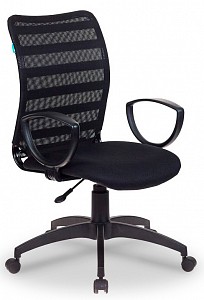 Кресло офисное CH-599AXSN, черный, текстиль, ткань-сетка