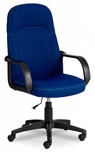 Кресло офисное Parma, синий, ткань