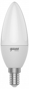 Лампа светодиодная [LED] Gauss E14 5.5W 3000K