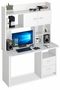 Стол компьютерный Домино Lite MER_SKL-Pryam130R-NKLH-130-BE