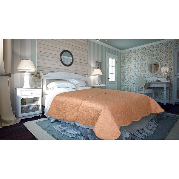 

Покрывало евростандарт WX Damask, Бежевый, WX Damask