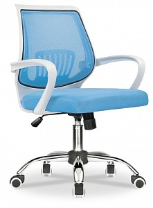 Кресло офисное Ergoplus, голубой, сетка