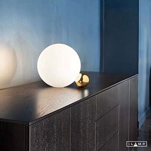 Интерьерная настольная лампа  Mono белая G9  (Италия)