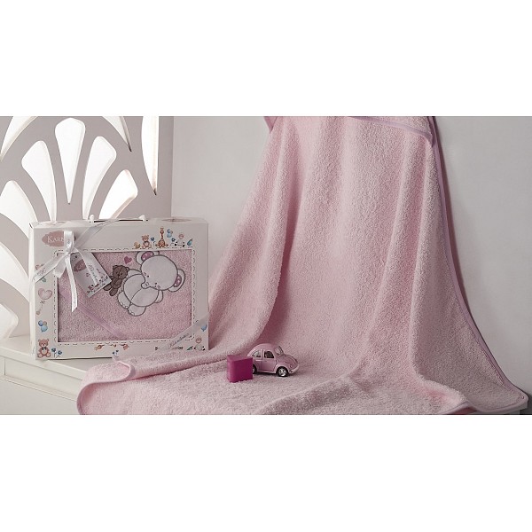 

Полотенце детское (90x90 см) Bambino-Slon, Розовый, (90x90 см) Bambino-Slon