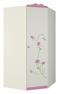 Шкаф 1 дверный Тедди Розалия крем с цветным рисунком 