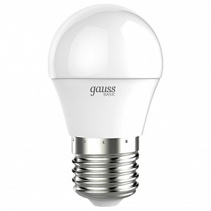 Лампа светодиодная [LED] Gauss E27 5.5W 3000K