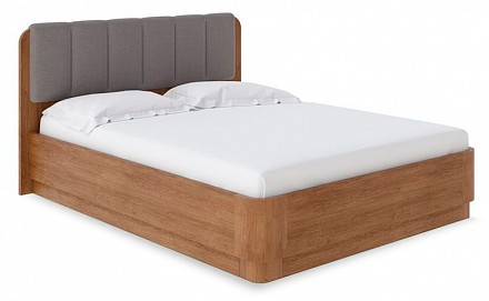 Кровать двуспальная Wood Home 2 ORM_160-200-WoodHome2-PM-Antik_LamaLightGray