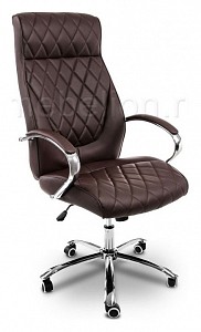 Компьютерное кресло Monte, темно-коричневый, кожа искусственная