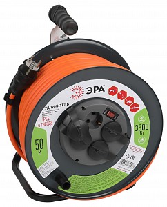 Удлинитель с выключателем  RMx-4es-3x2.5-50m-IP44