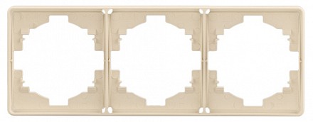Рамка на 3 поста ROUND KR-78-0753-7