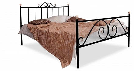Кровать двуспальная Оливия    черный