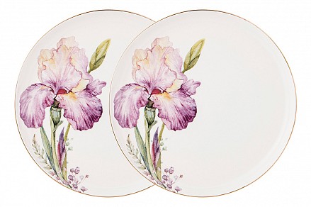 Набор из 2 тарелок плоских Iris 590-352
