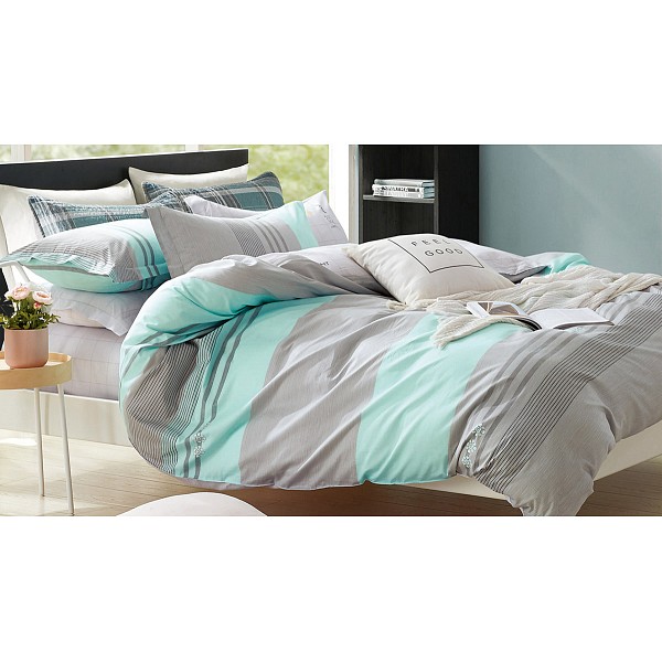 

Комплект двуспальный Satin de' Luxe, Мятный;серый, Satin de' Luxe
