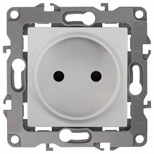 Розетка без заземления, без рамки Эра 12 12-2105-01