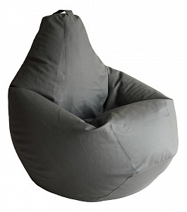Кресло-мешок Серая ЭкоКожа 2XL 135*95 см