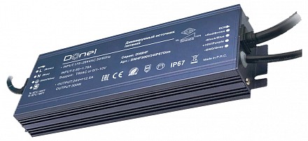 Блок питания DN8HF 300Вт 24В DNHF300V24IP67Dim