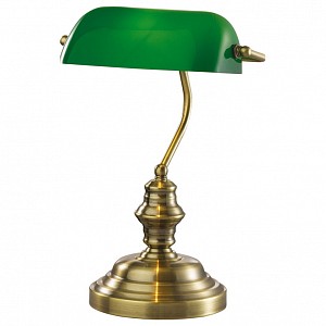  настольная лампа  Tres зеленая E27  (Италия)