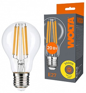 Лампа светодиодная [LED] Wolta E27 20W 3000K