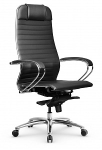 Кресло офисное KL-1.04, черный, экокожа