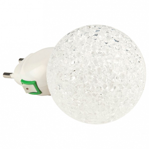 фото Ночник dtl-309-шар/white/1led/0,1w uniel