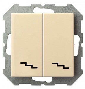 Переключатель двухклавишный без рамки EPSILON 28-060