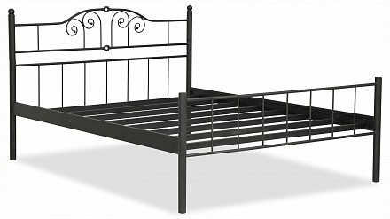 Кровать двуспальная Бостон    черный