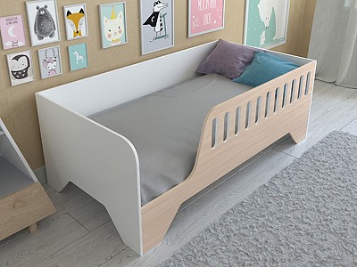 Односпальная кровать для детской комнаты Астра 13 RVM_ASTRA13-35-01