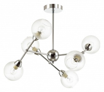 Люстра на штанге Everly 4438/6C
