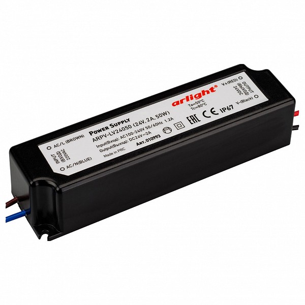 

Блок питания 24В 48Вт ARPV-LV24050 (24V, 2.0A, 48W), 24В 48Вт ARPV-LV24050 (24V, 2.0A, 48W)