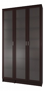 Шкаф 3-х дверный Мебелайн-5 венге, неокрашенный 