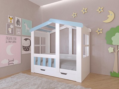 Односпальная кровать в детскую комнату Астра RVM_ASTRADYA-35-6